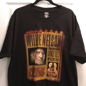NWOT Willie Nelson concert tee. XL Mens