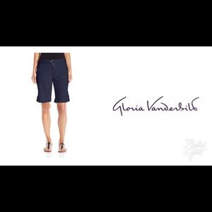 Gloria Vanderbilt Sierra Twill Short with Belt