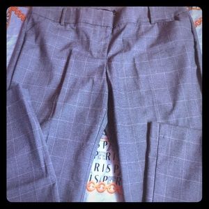 Light grey with white stripes dress pants