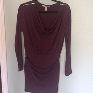 Cowl neck dress