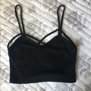 Brandy Melville crisscross bralette