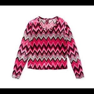 Chevron crop top