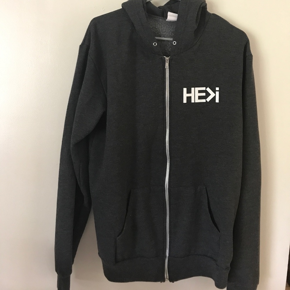 He Greater Than I (HE>I) XL Zipped Hoodie