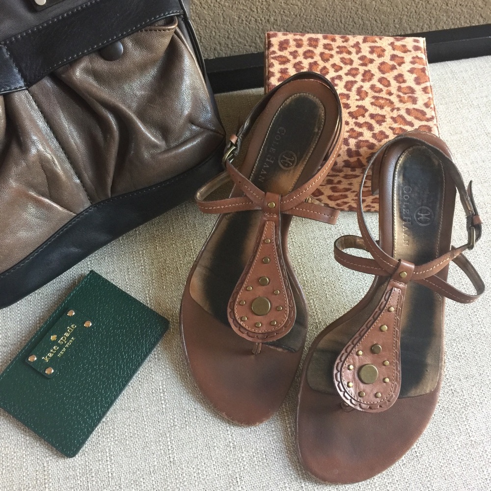 COLE HAAN Leather Sandals