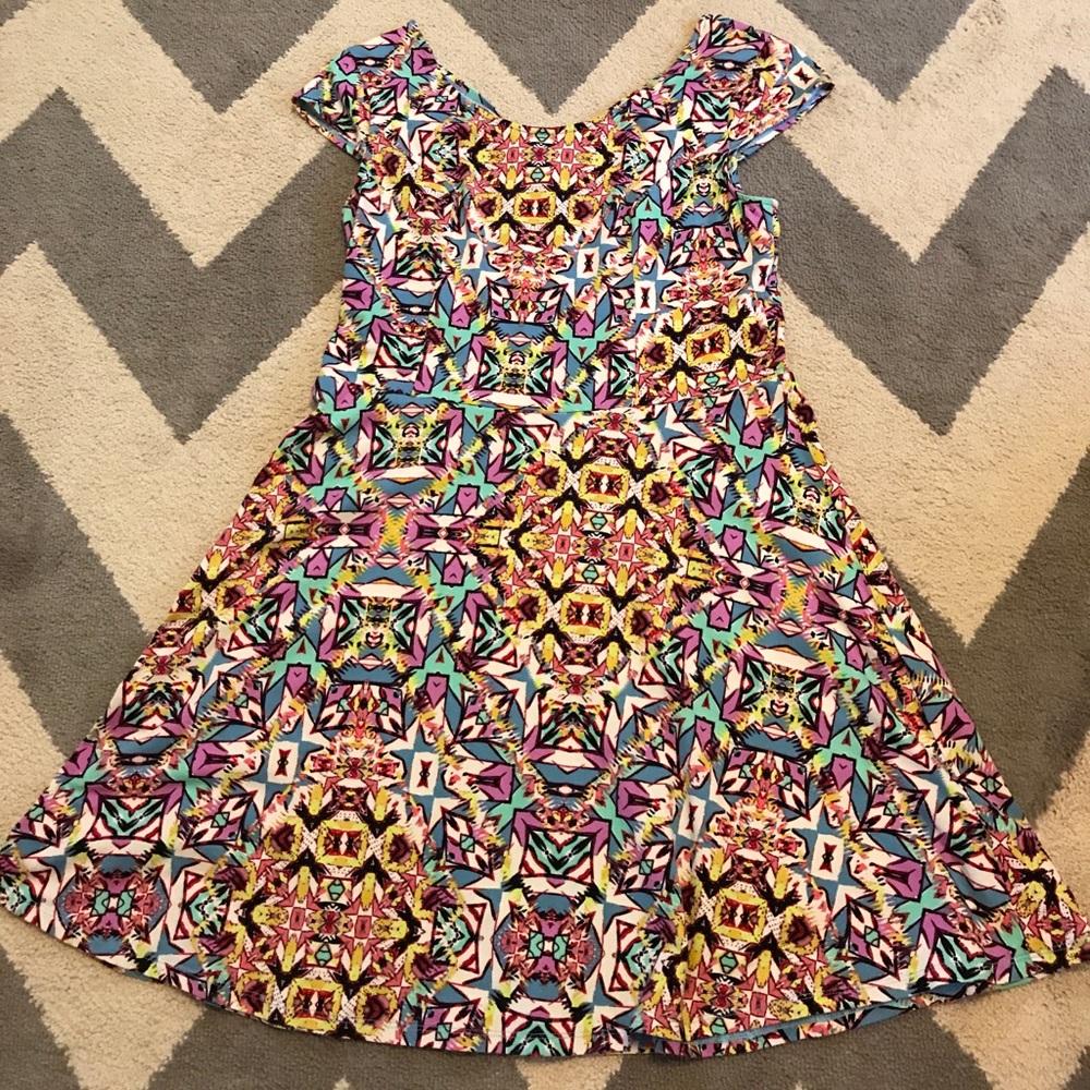 Open Back Fit 'n' Flare