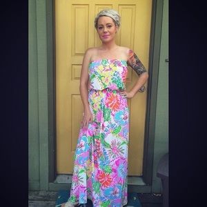 Lilly Pulitzer for Target Nosie Posey Maxi Dress