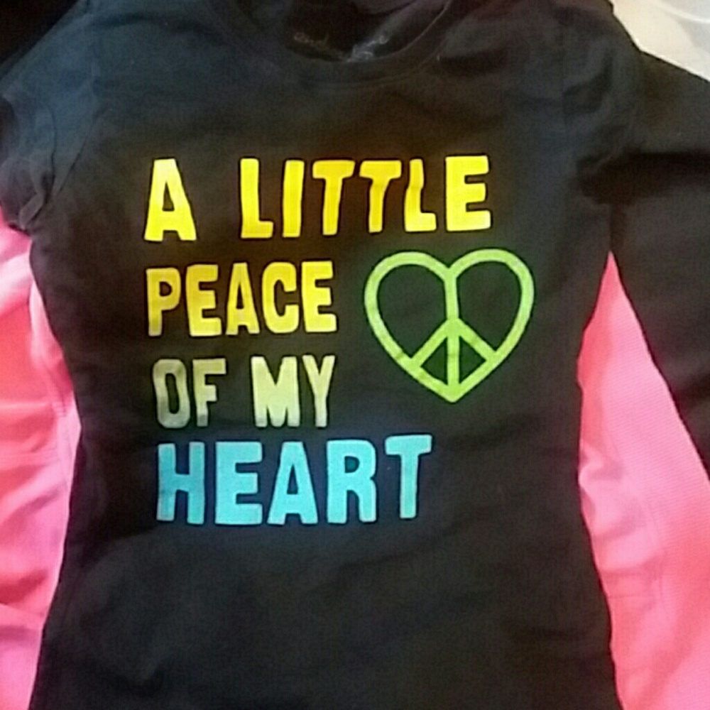 Anchor Blue peace tshirt