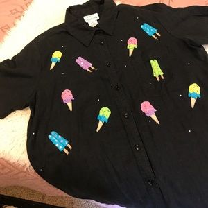 Cute summer time short sleeve Quacker factory