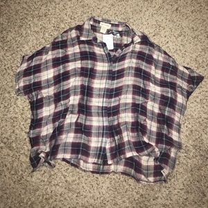 Flannel tunic
