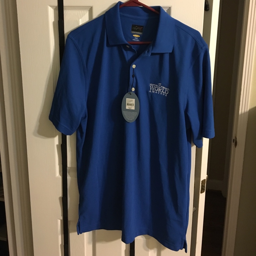 Greg Norman Play Dry golf shirt Medium