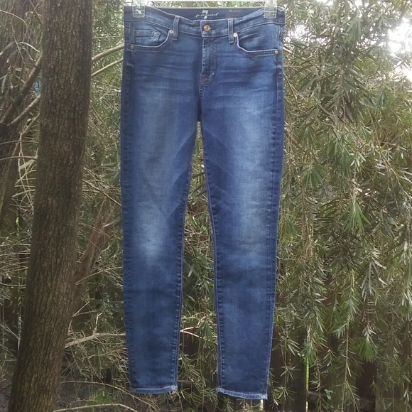 7 For All Mankind Denim - 7 For All Mankind Ankle Skinny Jeans 30W/29L