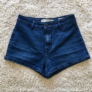 Denim High Waisted Shorts