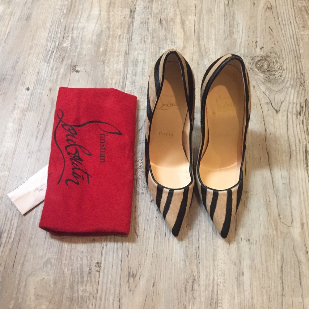 👏SOLD 👏Christian Louboutin So Kate's Pony Hair