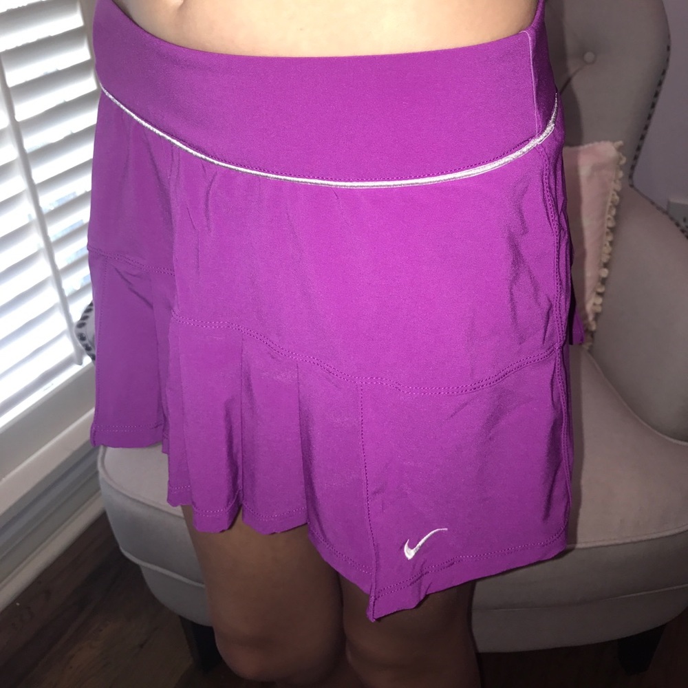 purple nike skort