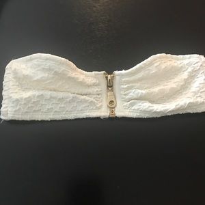 H&M BIKINI TOP W/ ZIPPER