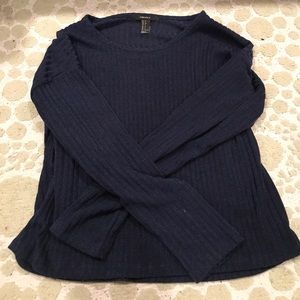 Navy Blue Size Small Long Sleeve