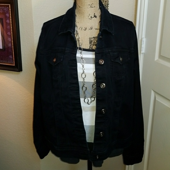 soft stretch denim jacket