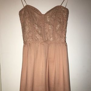 Strapless dress