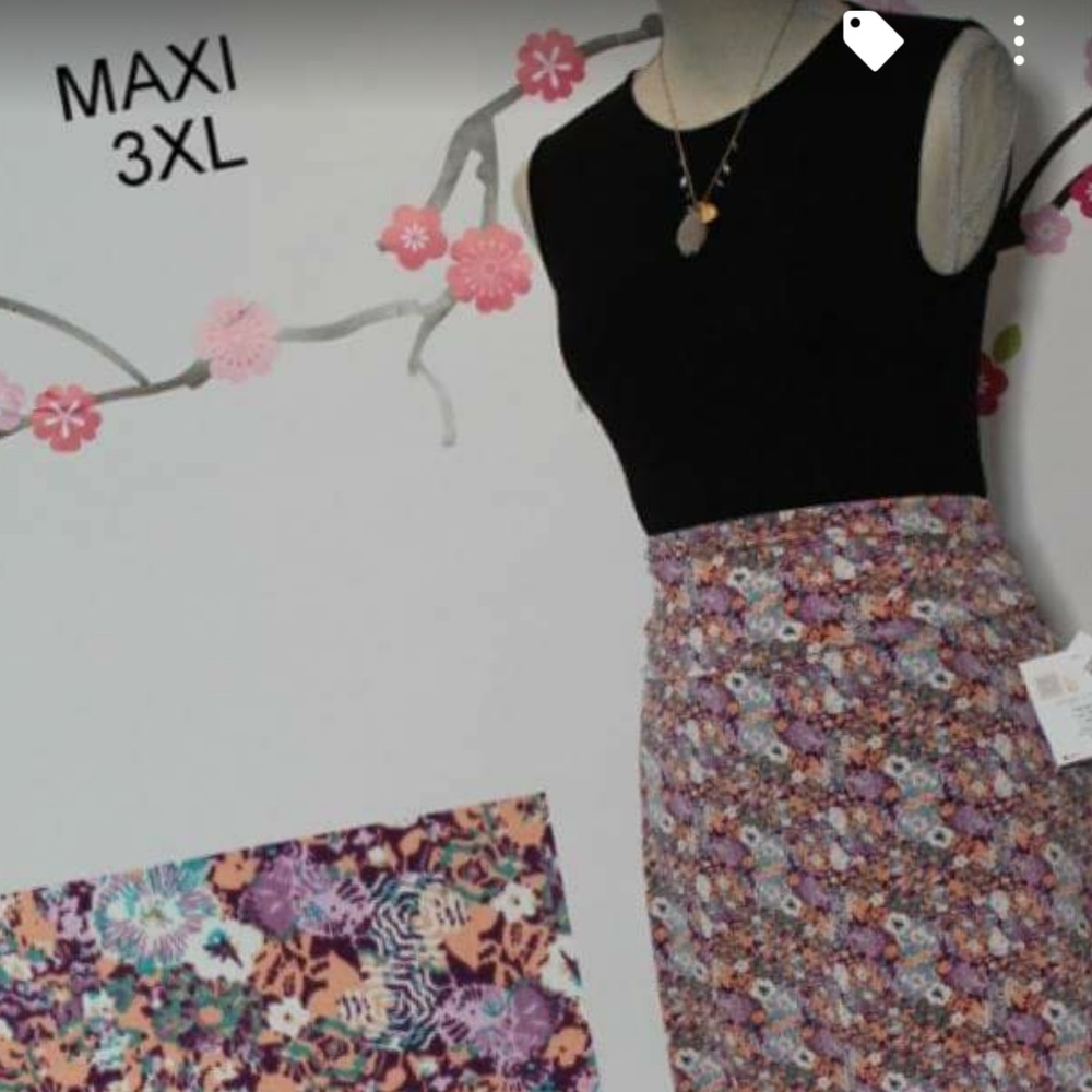 *NWT* PLUS SIZE LULAROE MAXI SKIRT (3x)