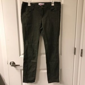 Olive Skinny Jeans