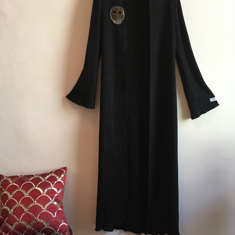 Black Evening Coat