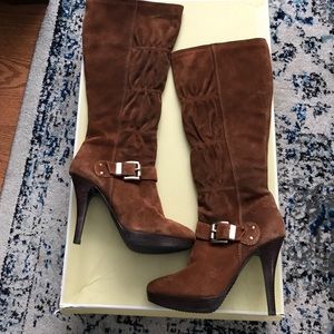 Michael Kors Lattington Boot brown SZ 7