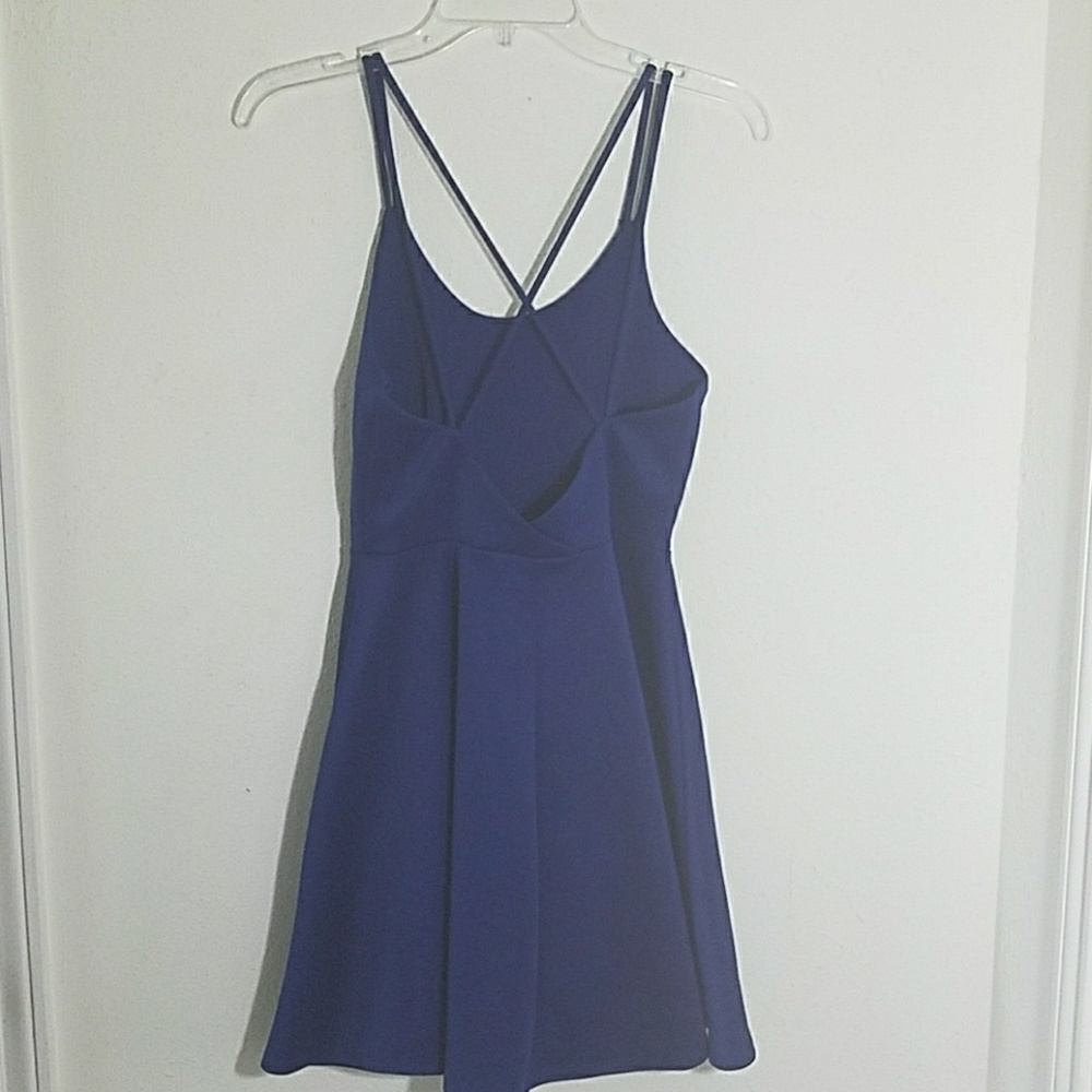 ⚡ Finn & Clover Royal Blue  Fit And Flare Dress - Picture 2 of 4