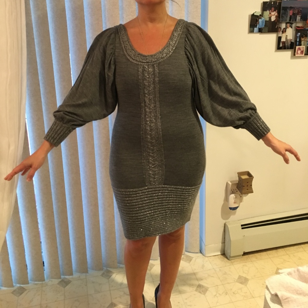 Bebe backless sweater dress