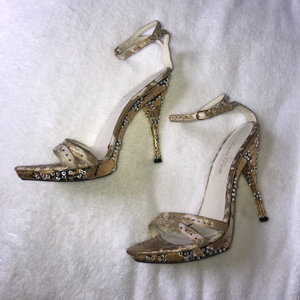 SWAROVSKI Crystals Designer Angela Parsi Heels