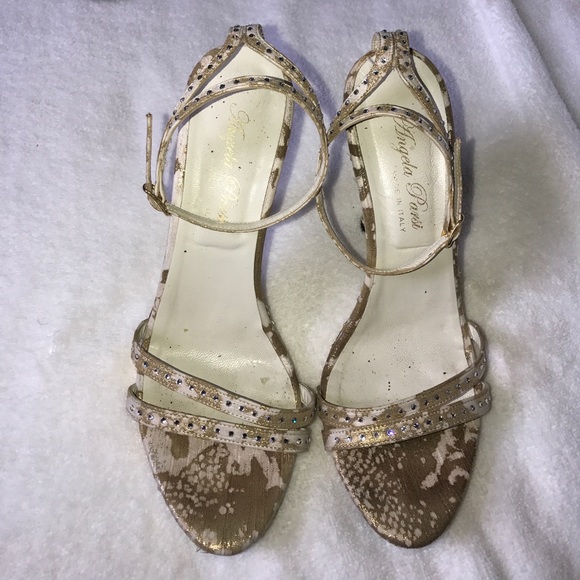 SWAROVSKI Crystals Designer Angela Parsi Heels - Picture 2 of 5