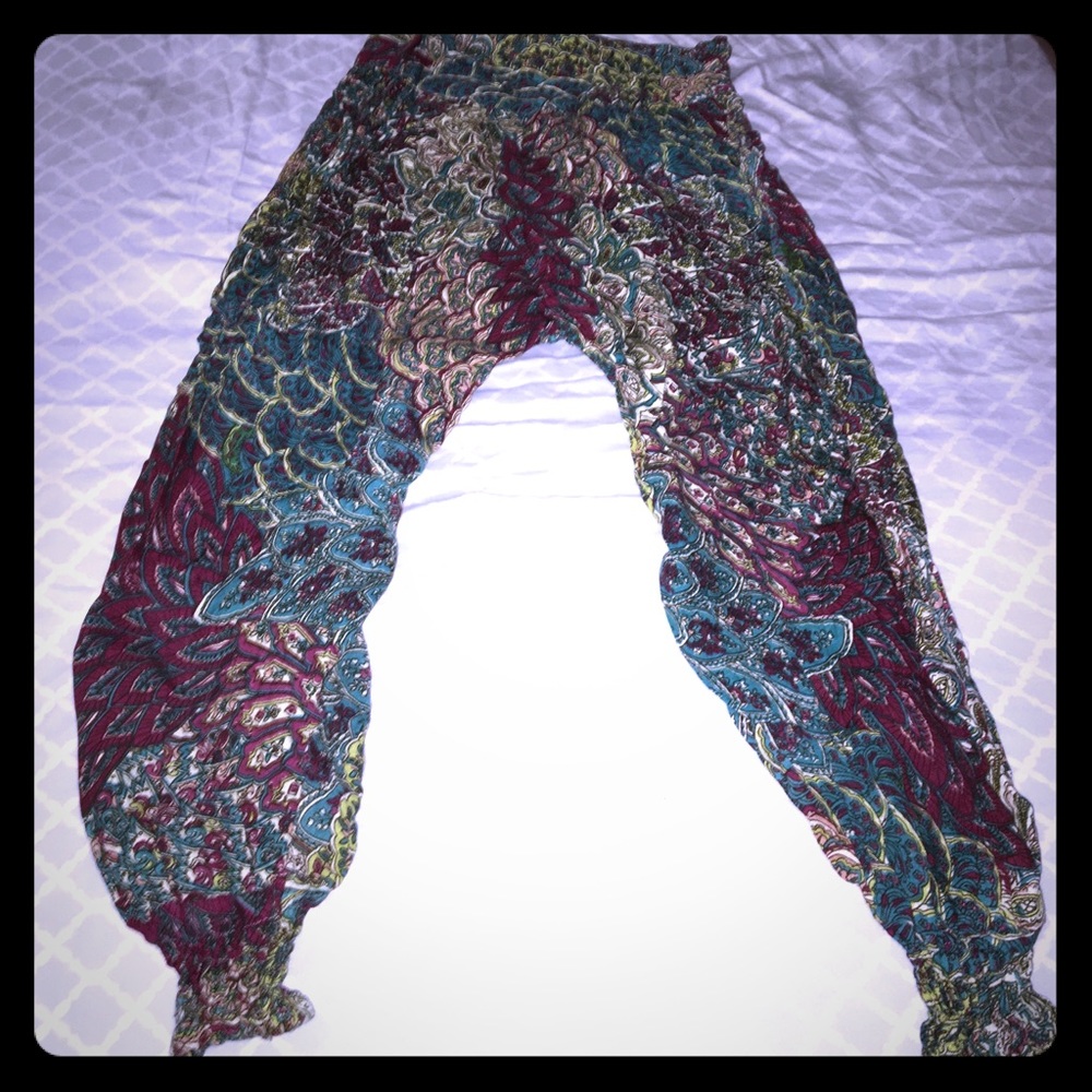 Paisley multicolored Harem pants