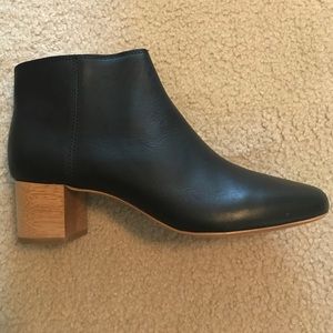 NWT MADEWELL Lucien Boot Black Leather