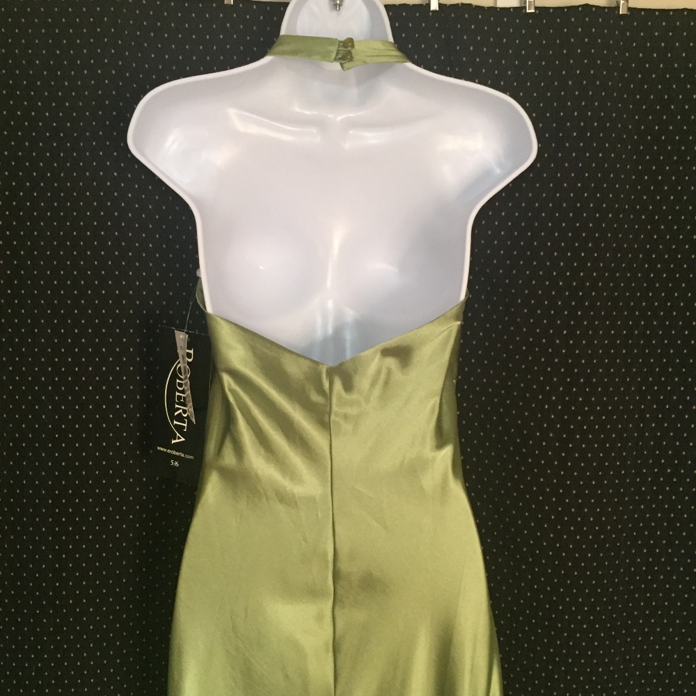 NWT Roberta Green Silky Occasion Dress Size 5/6 - Picture 3 of 5