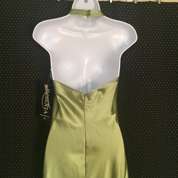 NWT Roberta Green Silky Occasion Dress Size 5/6 - Picture 3 of 5