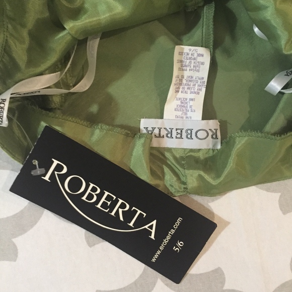 NWT Roberta Green Silky Occasion Dress Size 5/6 - Picture 4 of 5