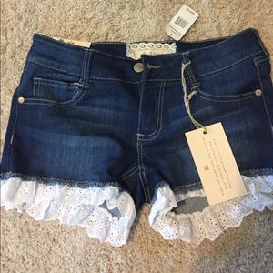 denim shorts