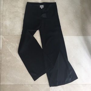 Never worn - Anthropologie black pants side slit