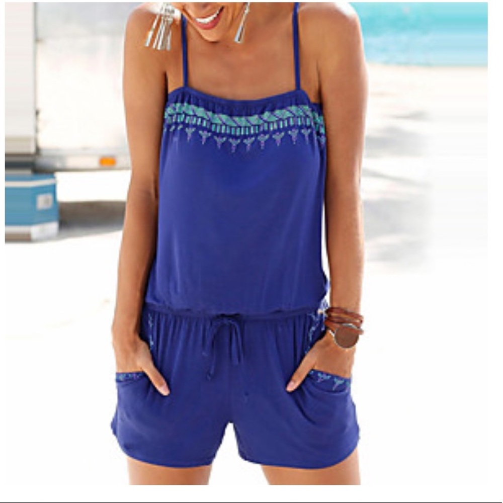 Mid rise Romper