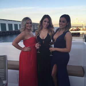 Black BCBG formal gown size 0