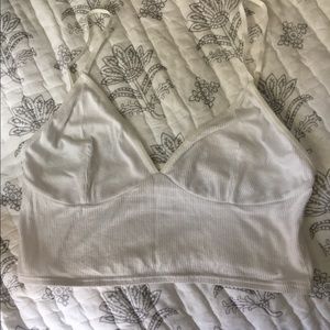 American Apparel cropped fitted tank top