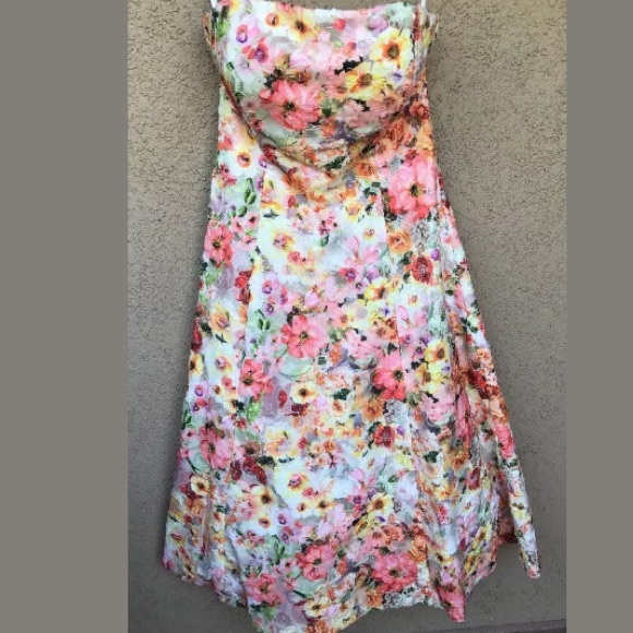 NWT Ted Baker Floral Senona Fit Flare Dress - Picture 2 of 2