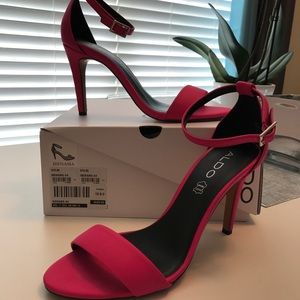 Aldo Hot Pink Heels 7.5