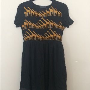 THML giraffe embroidered dress- never worn