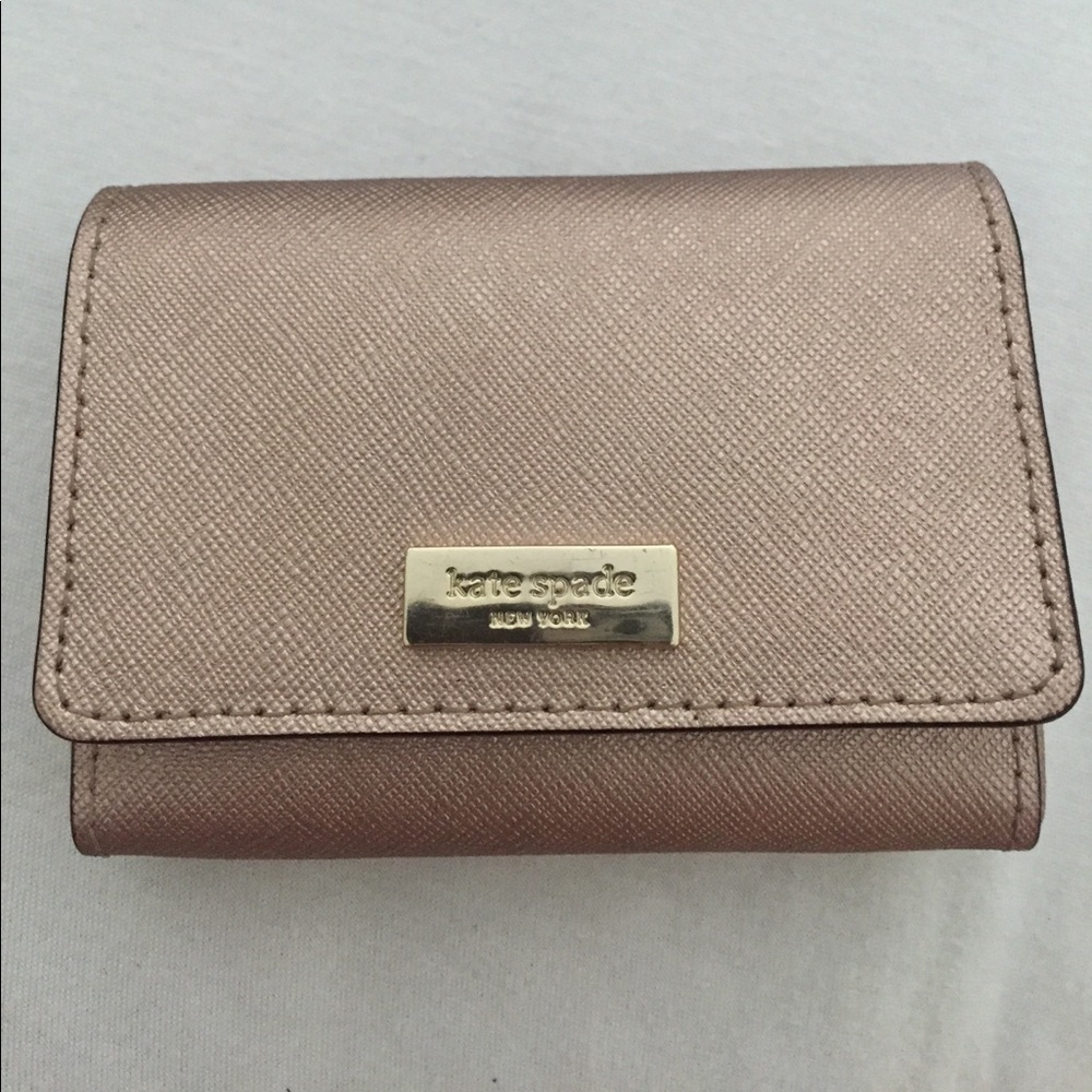 Baby pink Kate Spade small clutch