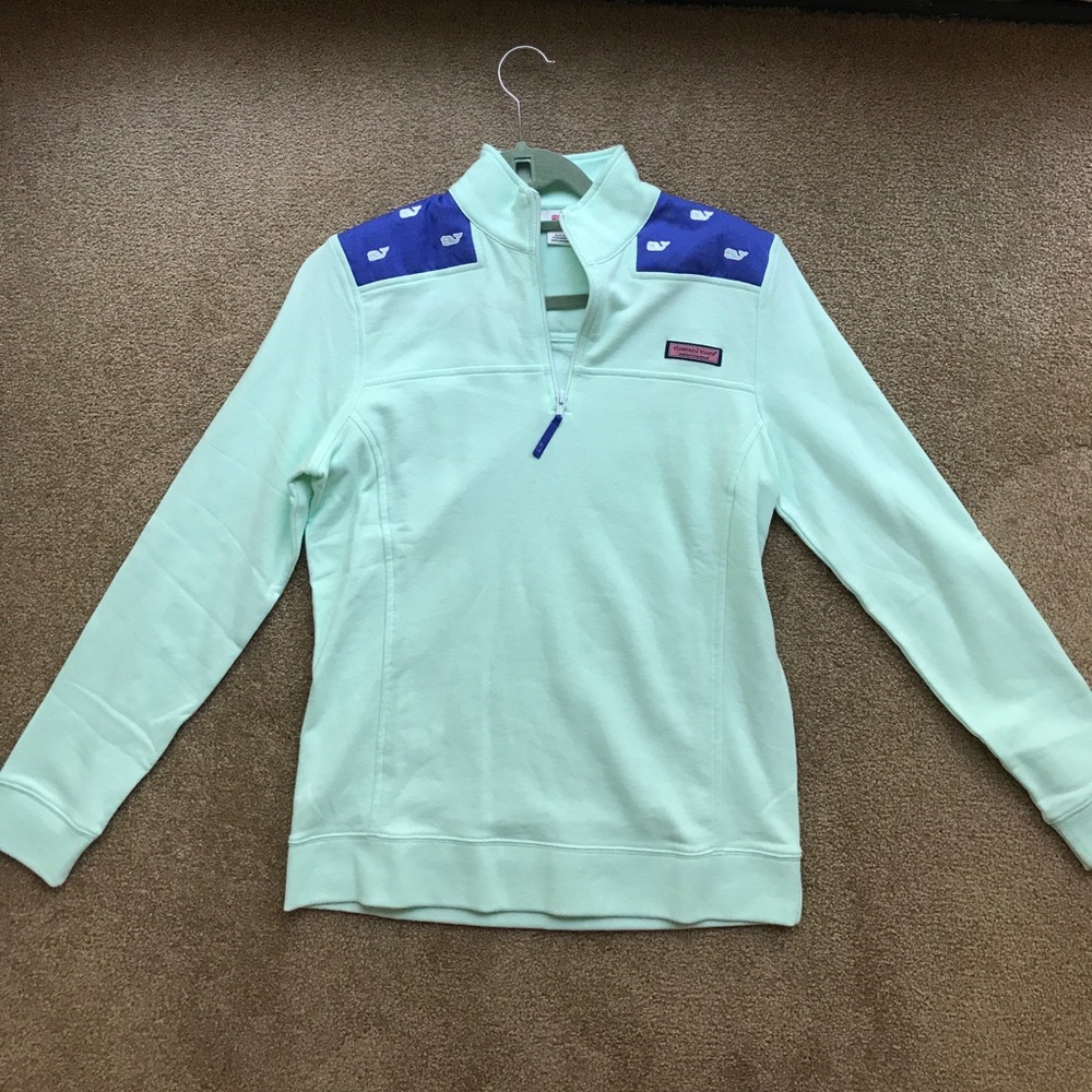 New Vineyard Vines Teal Shep Shirt