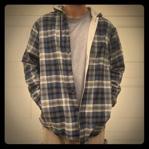Eddie Bauer Plaid Shirt Jacket.