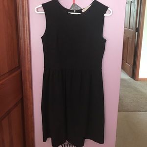 Loft sleeveless flounce flare dress