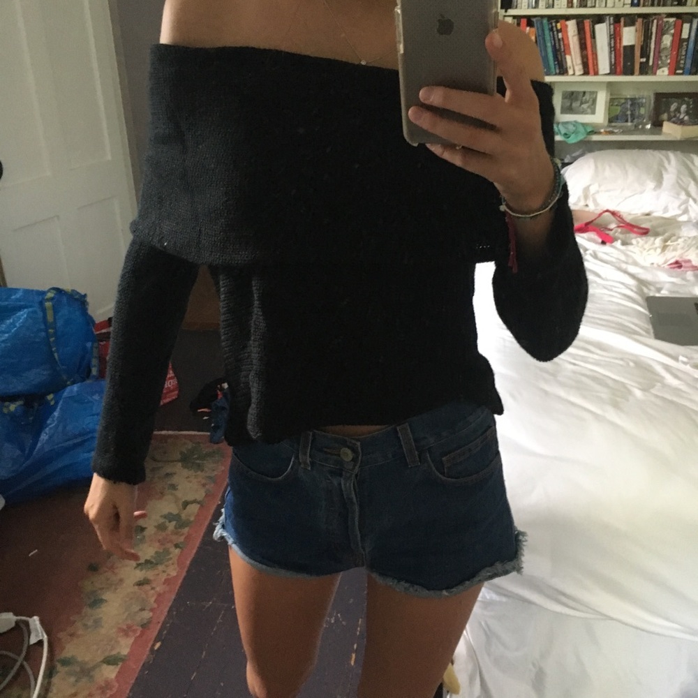 LF off the shoulder sweater