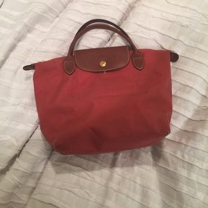 Burnt orange le pliage S longchamp