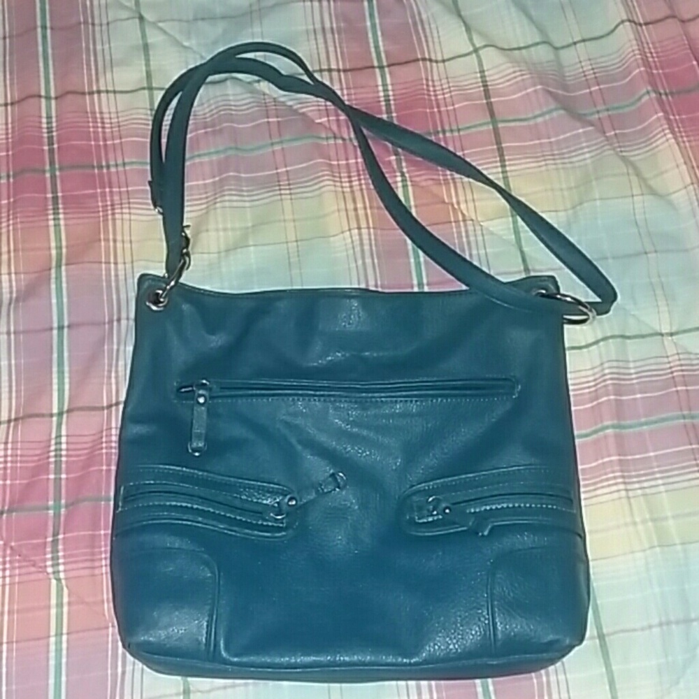 Blue messenger bag